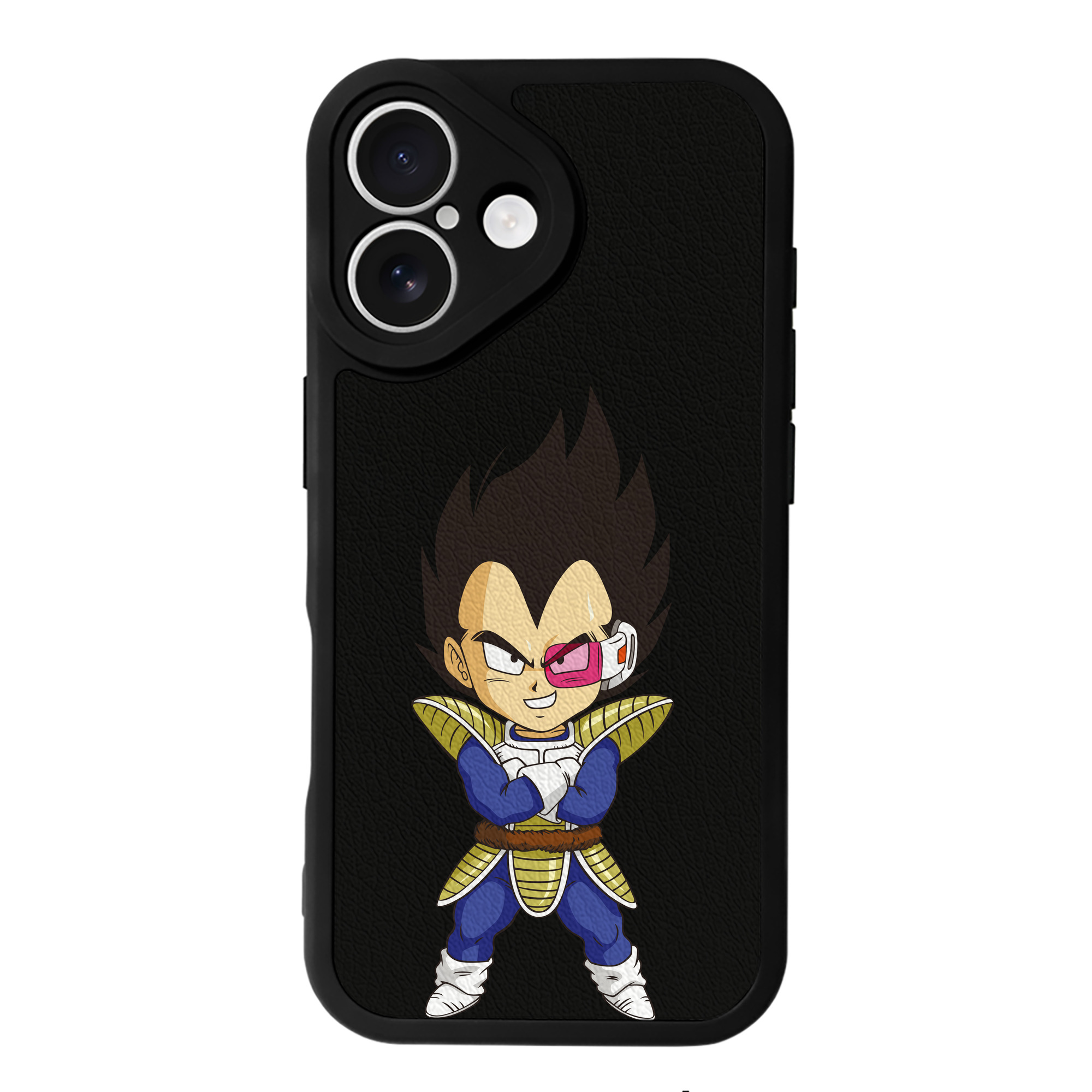 （画像用） ドラゴンボール ベジータ四世（Bejīta Yonsei）DRAGON BALL Vegeta IV 【iPhone 16シリーズ対応】シリコンスマホケース（レザー調） 材質：シリコン